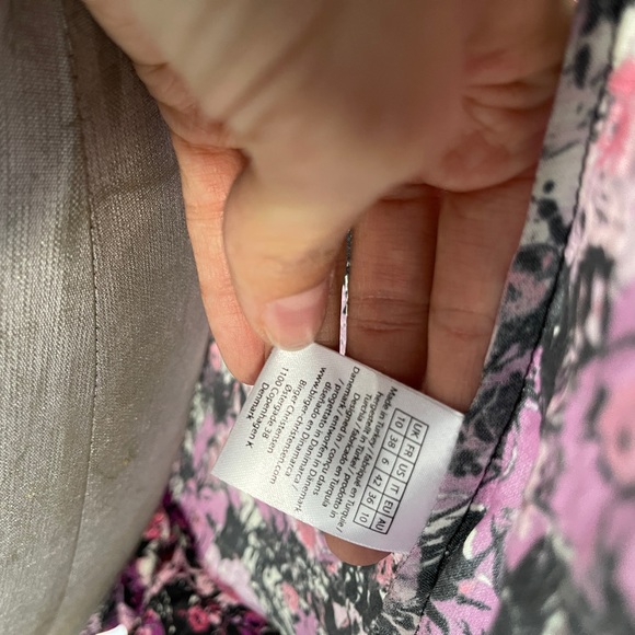 ROTATE FLORAL PRINT WRAP MINI DRESS LONG SLEEVE LIKE NEW WORN ONCE - Picture 8 of 10